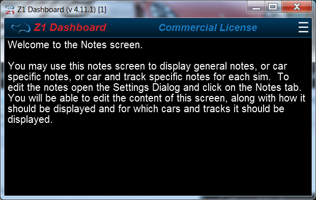 Notes Screen
