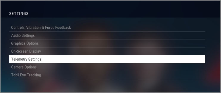 F1 2018 Settings