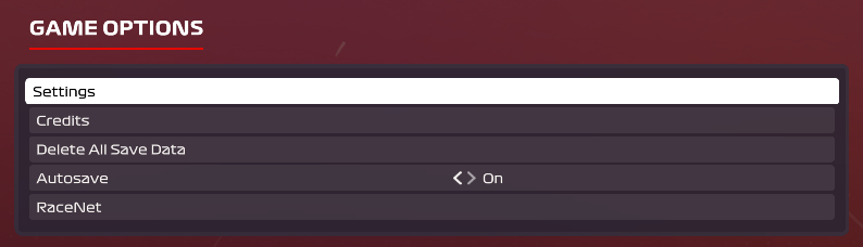 F1 2020 Game Options